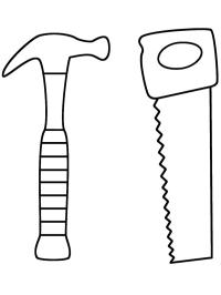 Hammer und Säge