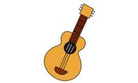 Wie zeichnet man eine Gitarre