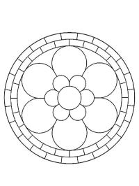 Einfaches Mandala