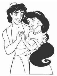 Aladdin und Jasmin