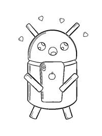 Android Roboter