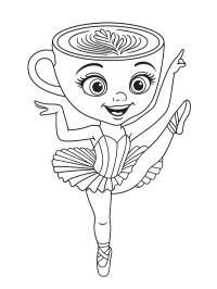 Ballerina Cappuccina tanzt