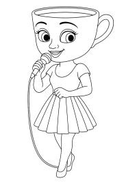 Ballerina Cappuccina singt