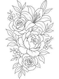 Blumen-Tattoo