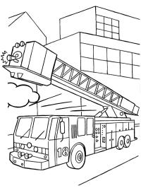 Feuerwehr-Leiterfahrzeug