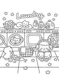 Cozy Friends Waschtag