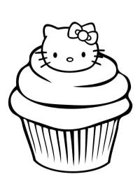 Cupcake Hello Kitty