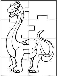 Dinosaurier-Puzzle