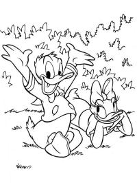 Donald Duck und Daisy Duck