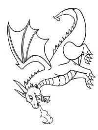 Feuerspeiender Drache