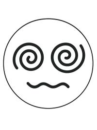 Schwindeliges Emoji