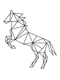Geometrisches Pferd