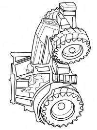 großer Traktor