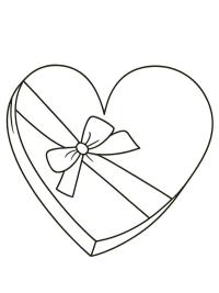 Herzförmige Schachtel