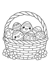 Kawaii Osterkorb