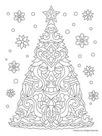 Weihnachtsbaum Mandala