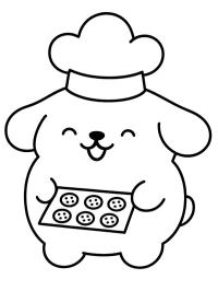 Pompompurin als Koch