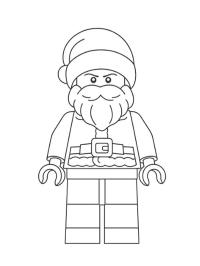 LEGO Minifigur Weihnachtsmann
