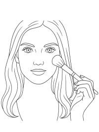 Make-up Gesicht