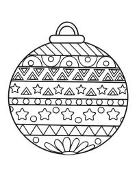 Mandala Weihnachtskugel