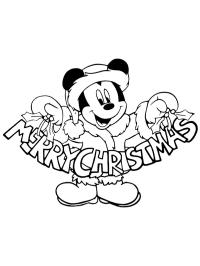 Merry christmas Micky Maus
