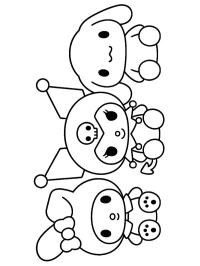My Melody, Kuromi und Cinnamoroll