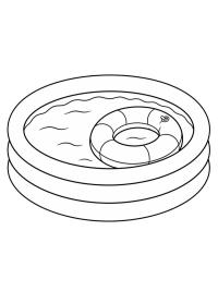 Aufblasbare Badewanne