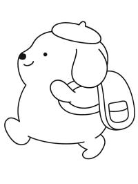 Pompompurin geht zur Schule