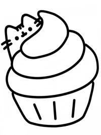 Pusheen cupcake