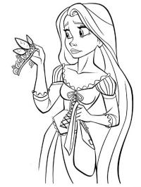 Rapunzel mit Krone