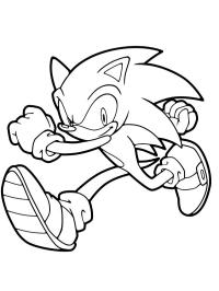 Rennender Sonic