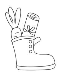 Schuh mit Karotte