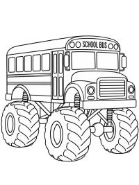 Schulbus-Monstertruck