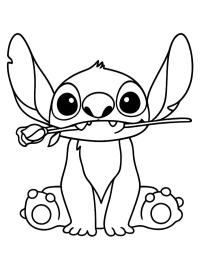 Stitch mit Rose