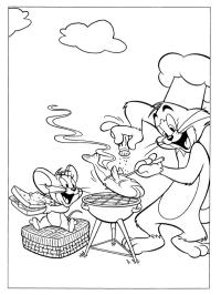 Tom und Jerry grillen