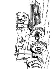 Traktor und Mähdrescher
