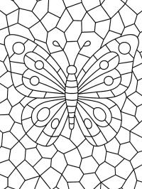Mosaik Schmetterling