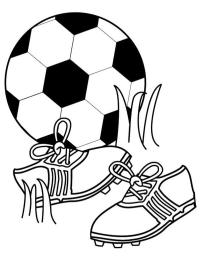 Fußball und Fußballschuhe