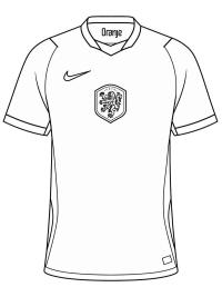 Fu&szlig;balltrikot der niederl&auml;ndischen Nationalmannschaft