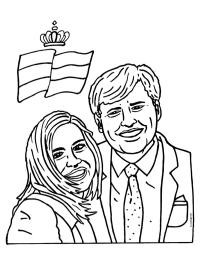 König Willem Alexander und Königin maxima