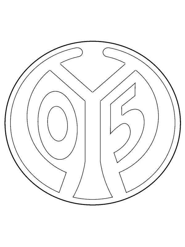 1. FSV Mainz 05 Ausmalbild