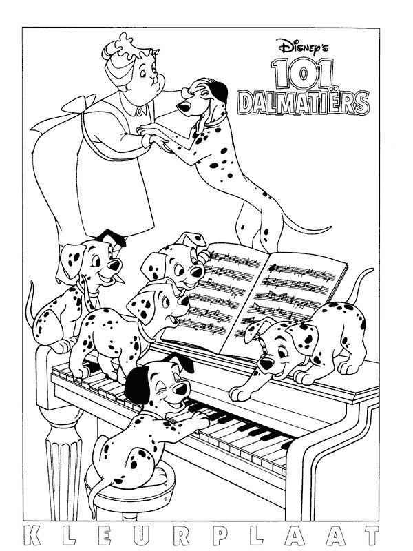 101 Dalmatiner Ausmalbild