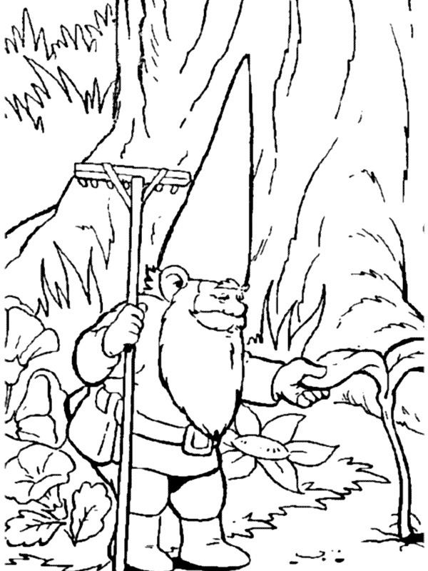 David, der Kabauter Ausmalbild David, der Kabauter Ausmalbild