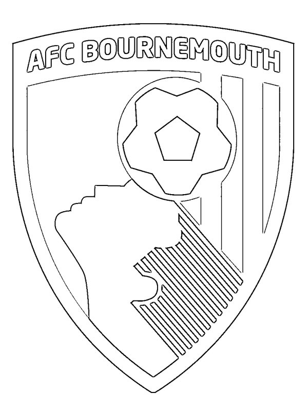 AFC Bournemouth Ausmalbild