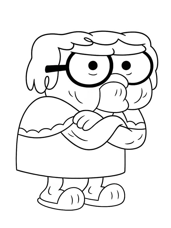 Alice (Big City Greens) Ausmalbild