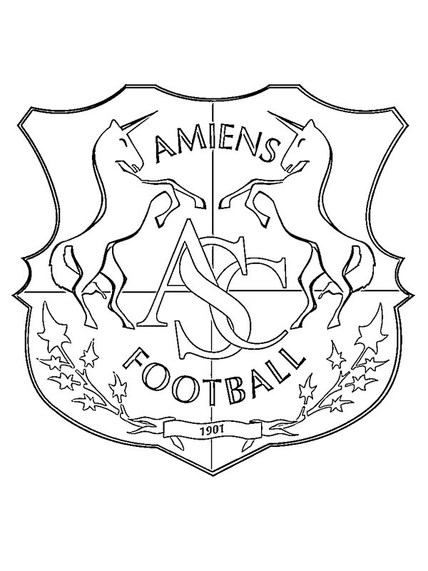 SC Amiens Ausmalbild