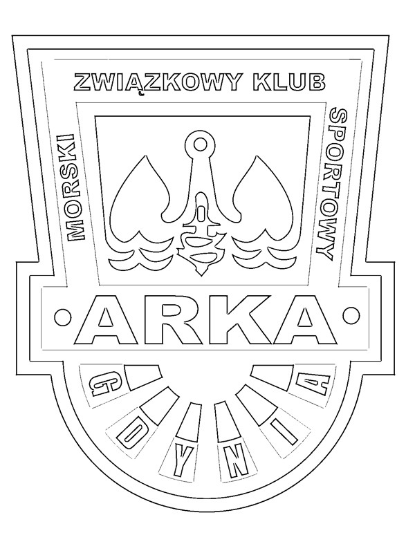 Arka Gdynia Ausmalbild