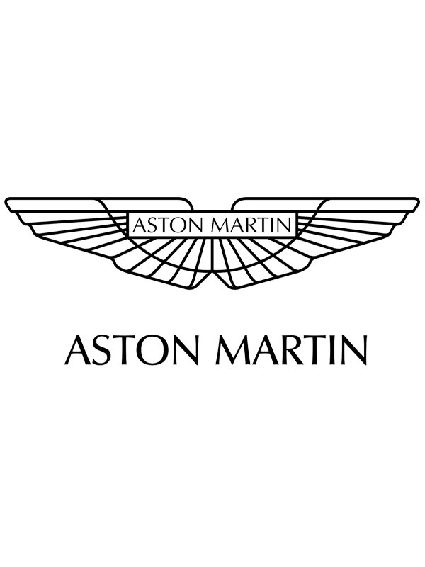 Aston Martin logo Ausmalbild