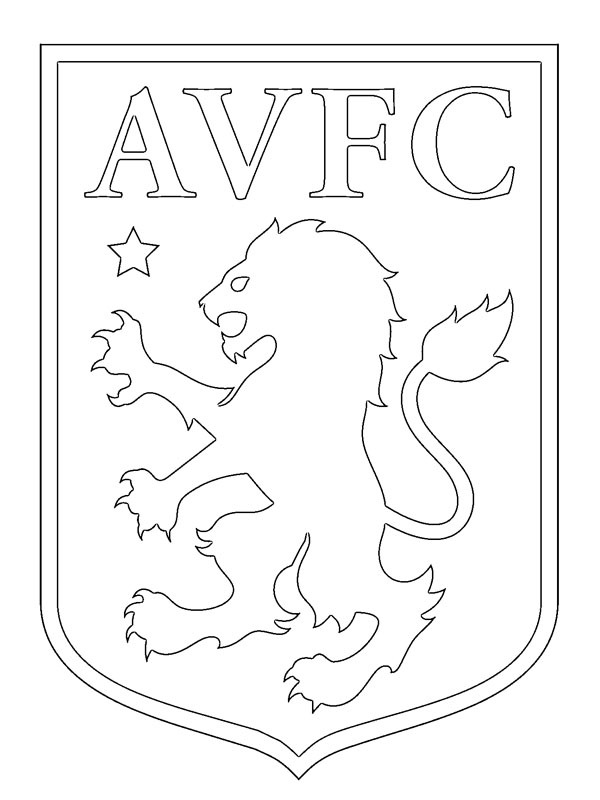 Aston Villa Ausmalbild