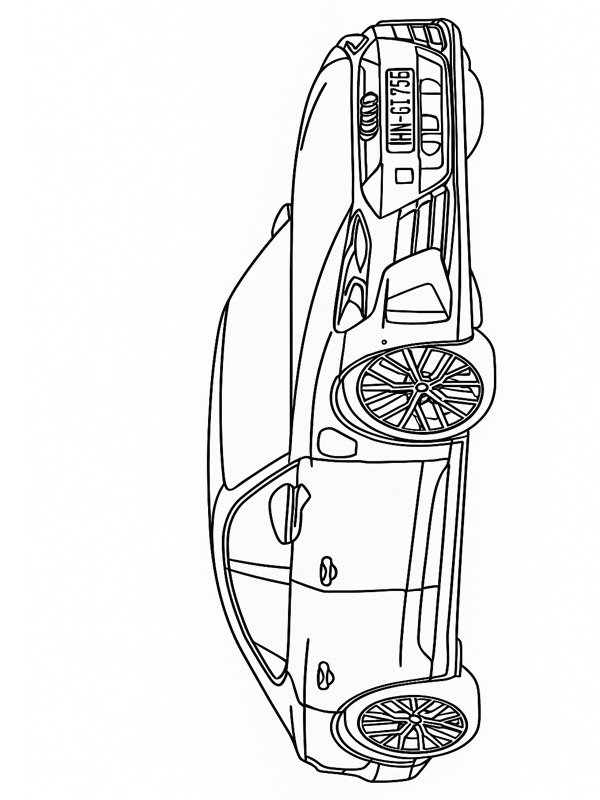 Audi S e-tron GT Ausmalbild Audi S e-tron GT Ausmalbild
